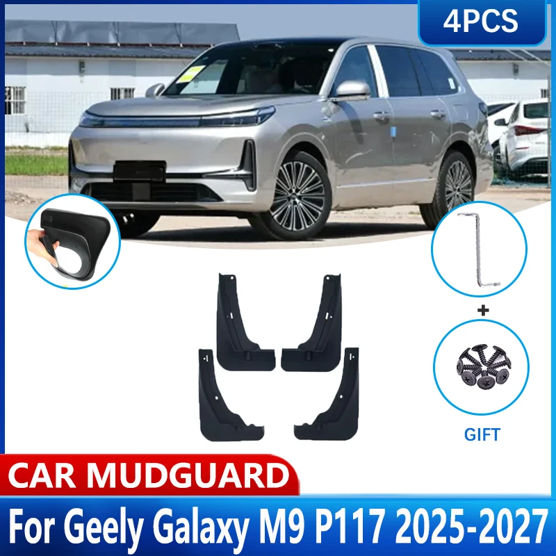 4PCS Car MudFlaps For Geely Galaxy M9 Accessories 2025 2026 2027 Mud Flaps Anti-scratch Fender Guards Splash Protect Mudguards
4PCS Car MudFlaps For Geely Galaxy M9 Accessories 2025 2026 2027 Mud Flaps Anti-scratch Fender Guards Splash Protect Mudguards
