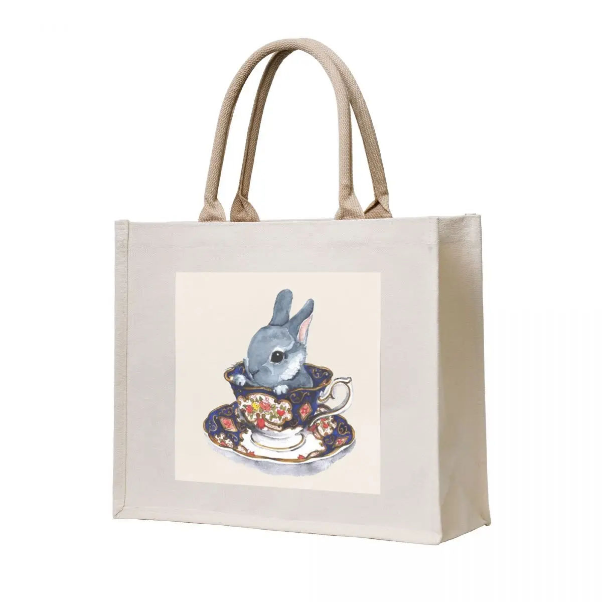 Heirloom Bunny Tote Bag Cloth bags large size bags Women's shopper bag 
Heirloom Bunny Tote Bag Cloth bags large size bags Women's shopper bag