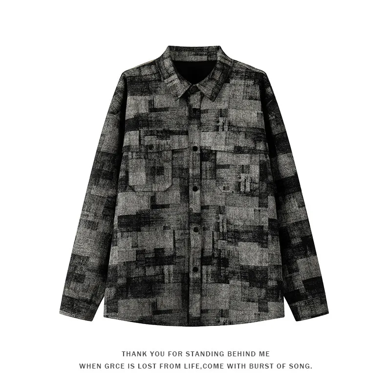 Vintage Plaid Long Sleeve Jackets for Men Spring Fashion Lapel Casual Shirt Jacket Loose American Workwear
Vintage Plaid Long Sleeve Jackets for Men Spring Fashion Lapel Casual Shirt Jacket Loose American Workwear