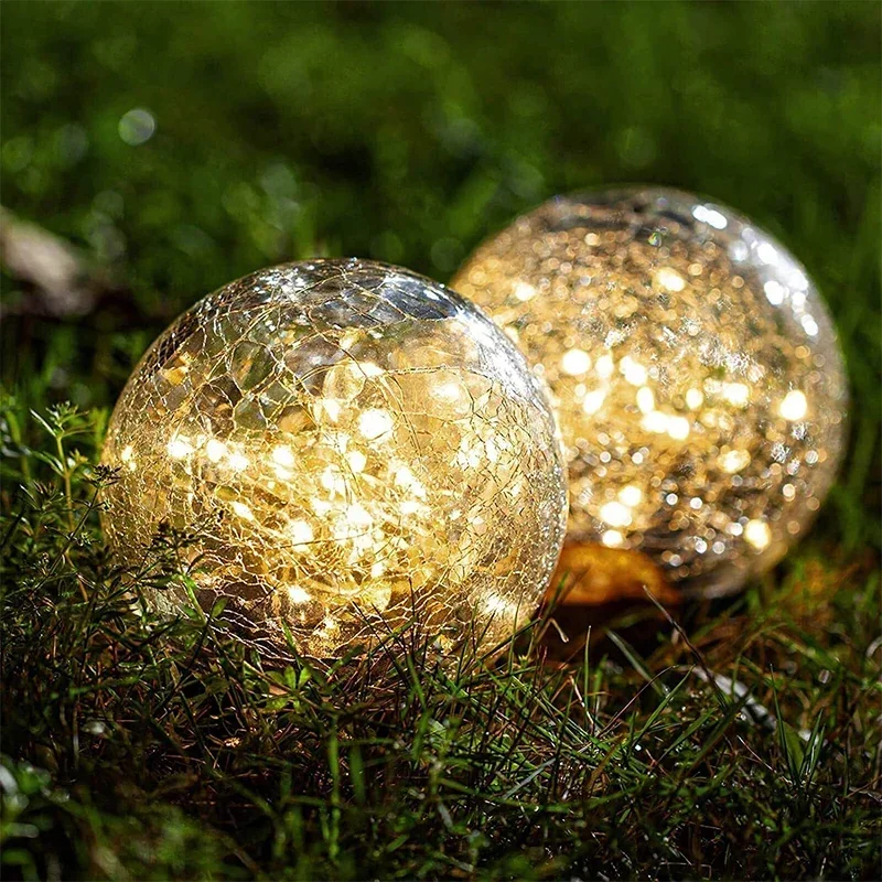 LED Solar Lawn Lights Outdoor Waterproof Cracked Glass Light For Holiday Courtyard Path Park Garden Decoration Solar Lamp
LED Solar Lawn Lights Outdoor Waterproof Cracked Glass Light For Holiday Courtyard Path Park Garden Decoration Solar Lamp