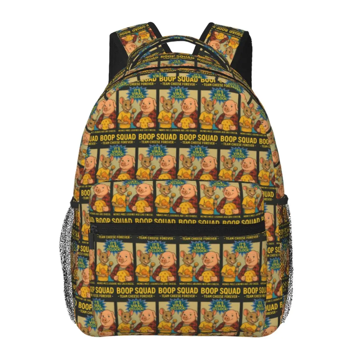 Tim Cheese + John Pork Backpack Student Boys Girls BookBag Kids School Bag Computer Shoulder Bags for Men Women
Tim Cheese + John Pork Backpack Student Boys Girls BookBag Kids School Bag Computer Shoulder Bags for Men Women