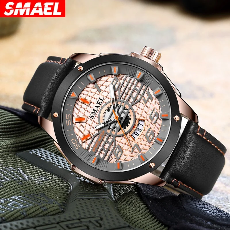 Smael Waterproof Outdoor Sports Multifunction Quartz Watch Fashion Leisure Business Watch
Smael Waterproof Outdoor Sports Multifunction Quartz Watch Fashion Leisure Business Watch