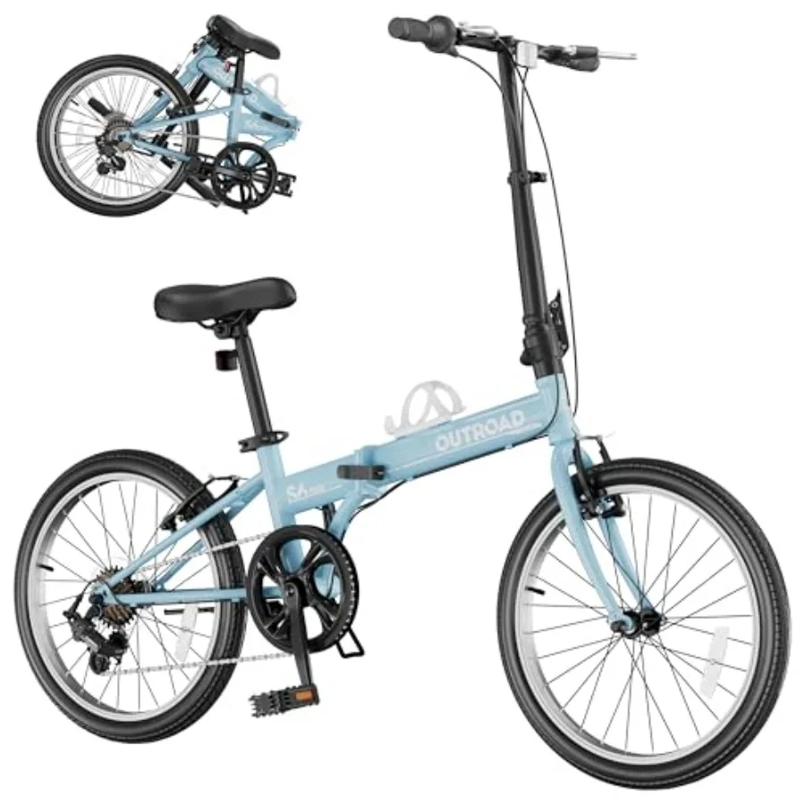 20 inch Folding Bike for Adults with 7 Speed Derailleur Lightweight Collapsible Bicycle in Matte Black for City Commuting Fold
20 inch Folding Bike for Adults with 7 Speed Derailleur Lightweight Collapsible Bicycle in Matte Black for City Commuting Fold
