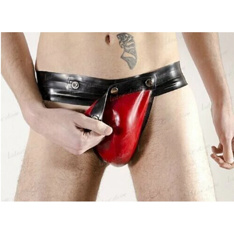 Latex Briefs Male Rubber Shorts Panties Black with Red Customized Cod Piece 0.4mm Handmade Underwear
Latex Briefs Male Rubber Shorts Panties Black with Red Customized Cod Piece 0.4mm Handmade Underwear