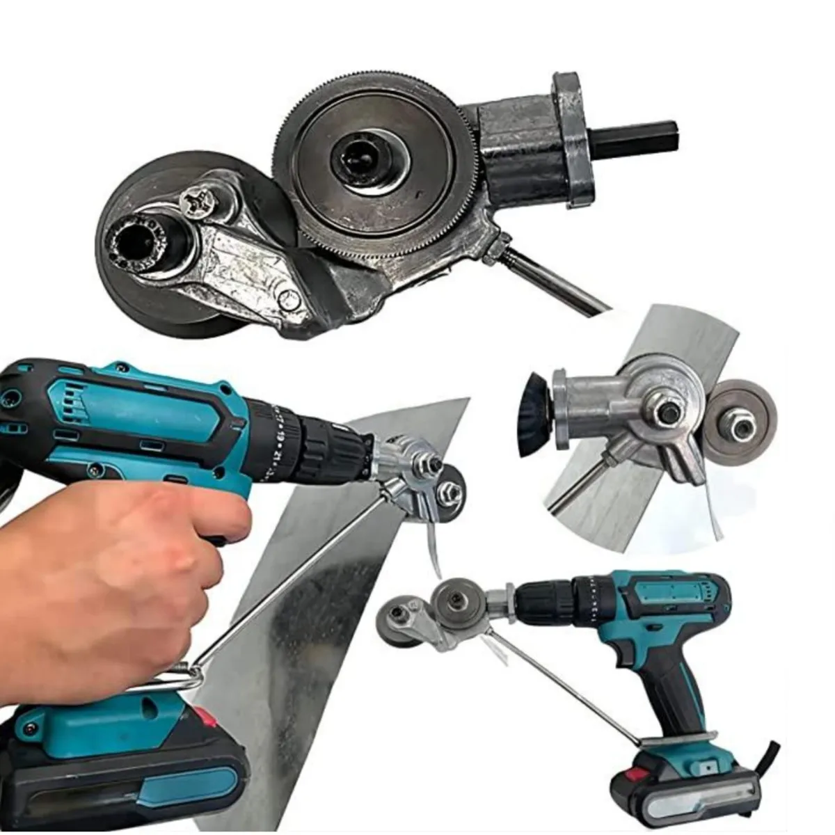 Electric Drill Plate Cutter Metal Sheet Cutter Tool Free Cutting Tool Nibbler Sheet Metal Cut Plate Punch Scissors
Electric Drill Plate Cutter Metal Sheet Cutter Tool Free Cutting Tool Nibbler Sheet Metal Cut Plate Punch Scissors