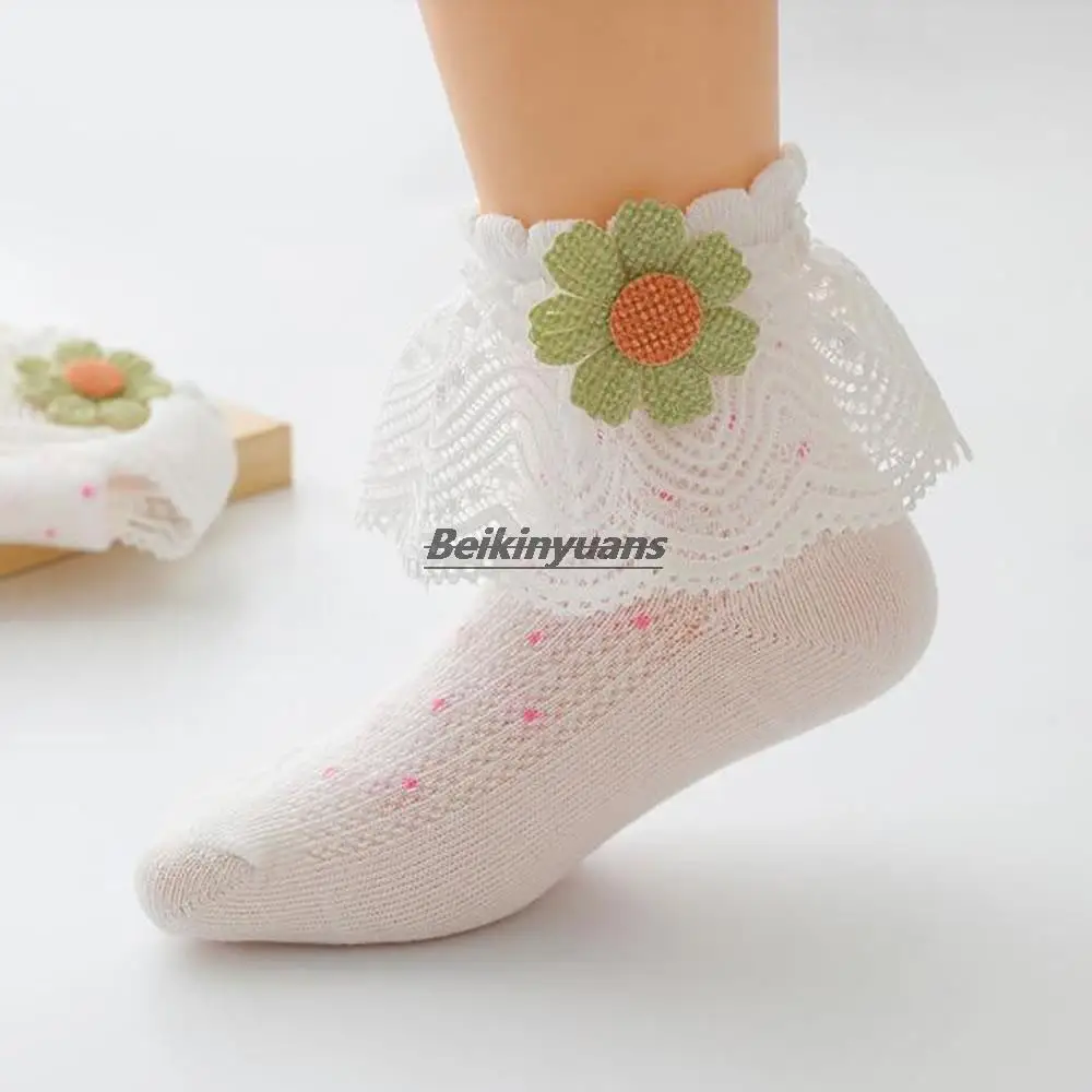 Girls' socks, children's lace socks, lace flowers, baby princess, Korean girls' white dance socks
Girls' socks, children's lace socks, lace flowers, baby princess, Korean girls' white dance socks