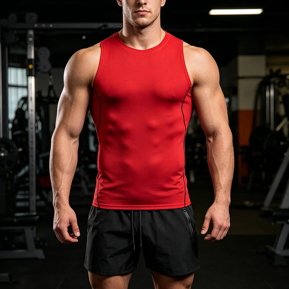 Men's Solid Color 2 Piece Sleeveless Sportswear Set Compression Tank Top Quick Dry Gym Shorts Fitness Running Workout Tracksuit
Men's Solid Color 2 Piece Sleeveless Sportswear Set Compression Tank Top Quick Dry Gym Shorts Fitness Running Workout Tracksuit