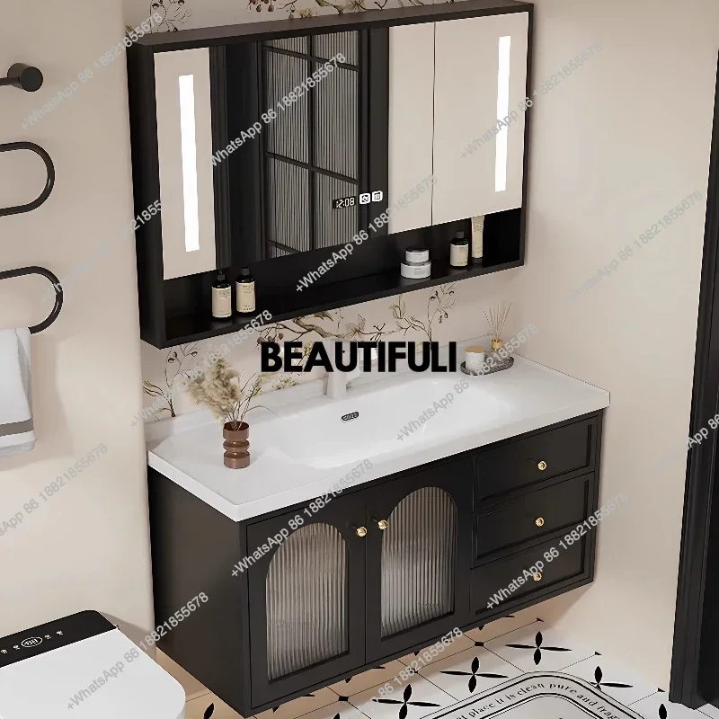 Hot sales Postmodern Light Bathroom Cabinets Standing Basin Makeup Storage Bathroom Cabinet Funky Mirror Toilet Gabinete Hotel F
Hot sales Postmodern Light Bathroom Cabinets Standing Basin Makeup Storage Bathroom Cabinet Funky Mirror Toilet Gabinete Hotel F