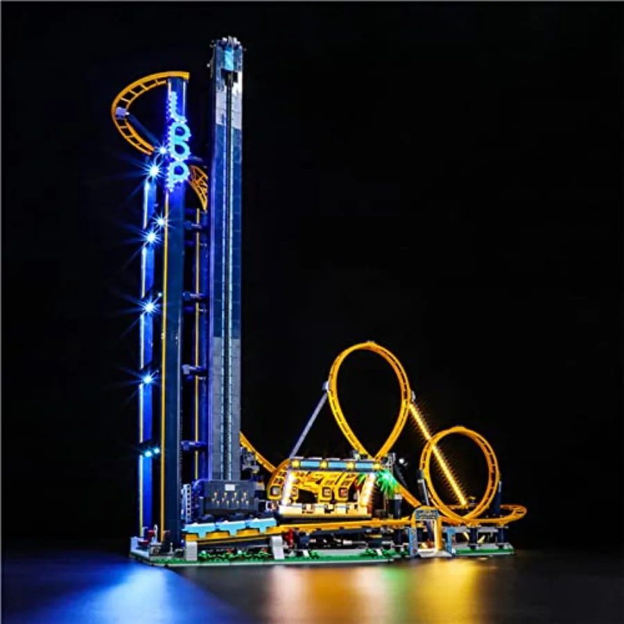 LED Light Kit Compatible with Lego Loop Coaster - Lighting Set for Creator 10303 Building Model Model Set Not Included
LED Light Kit Compatible with Lego Loop Coaster - Lighting Set for Creator 10303 Building Model Model Set Not Included