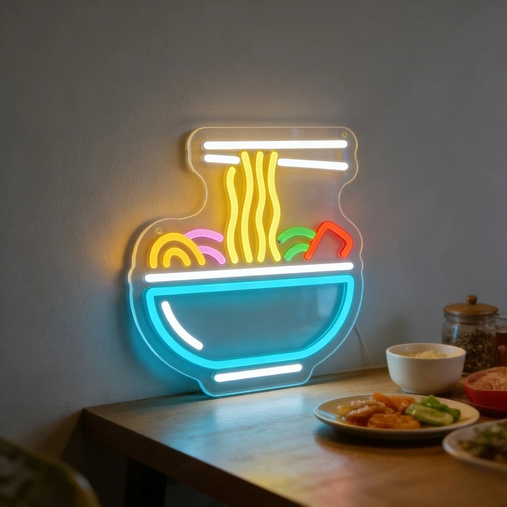 Delicious Ramen Noodle LED Neon Sign for Ramen Shop Window Dimmable USB Neon Light for Restaurant Kitchen Decor Food Corner Gift
Delicious Ramen Noodle LED Neon Sign for Ramen Shop Window Dimmable USB Neon Light for Restaurant Kitchen Decor Food Corner Gift
