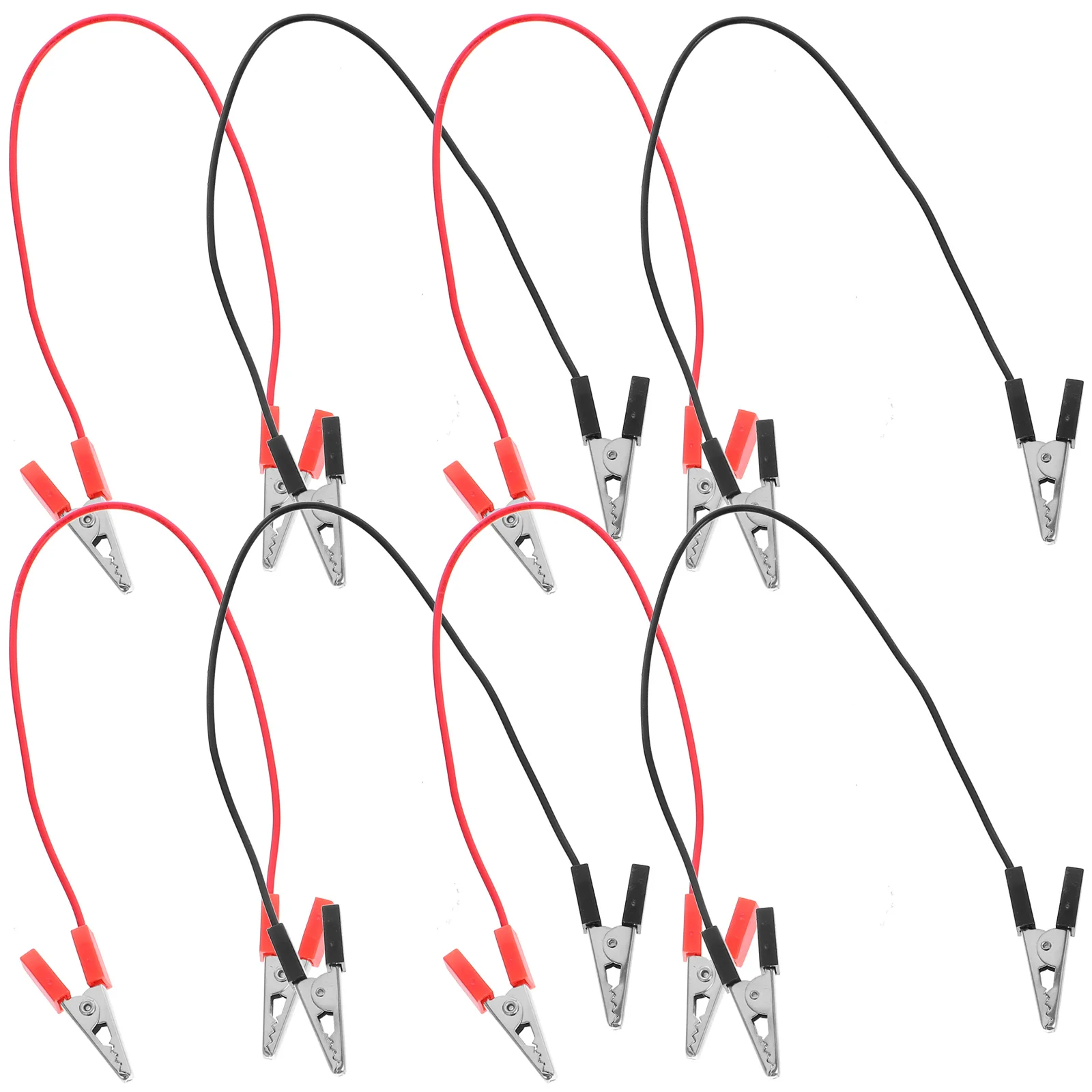 8pcs Double headed Clamp Wire 20cm Red Black Electrical Test Cables Insulated Copper Science Experiment Lab Equipment
8pcs Double headed Clamp Wire 20cm Red Black Electrical Test Cables Insulated Copper Science Experiment Lab Equipment