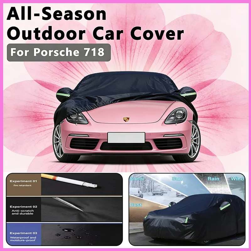 All-Season Car Cover for Porsche 718 - Outdoor Full Protection, Waterproof Dustproof Heat-Resistant
All-Season Car Cover for Porsche 718 - Outdoor Full Protection, Waterproof Dustproof Heat-Resistant