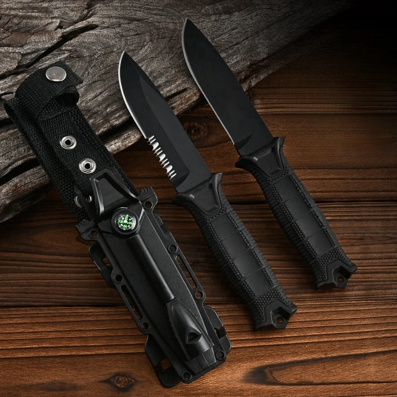 Outdoor Portable Knife, Multifunctional Portable Straight Knife, Portable Camping High Hardness Stainless Steel Straight Knife
Outdoor Portable Knife, Multifunctional Portable Straight Knife, Portable Camping High Hardness Stainless Steel Straight Knife