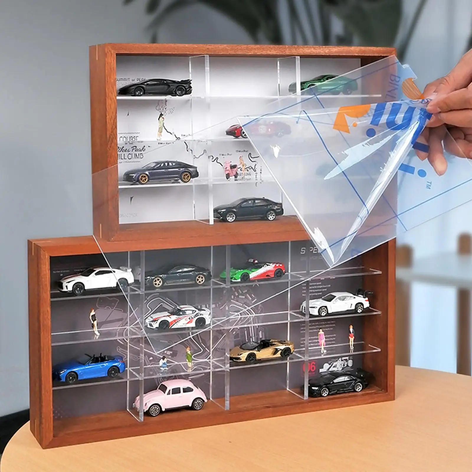 Hanging Display Shelf Organizer Shadow Boxes Display Case for Figures Photos
Hanging Display Shelf Organizer Shadow Boxes Display Case for Figures Photos