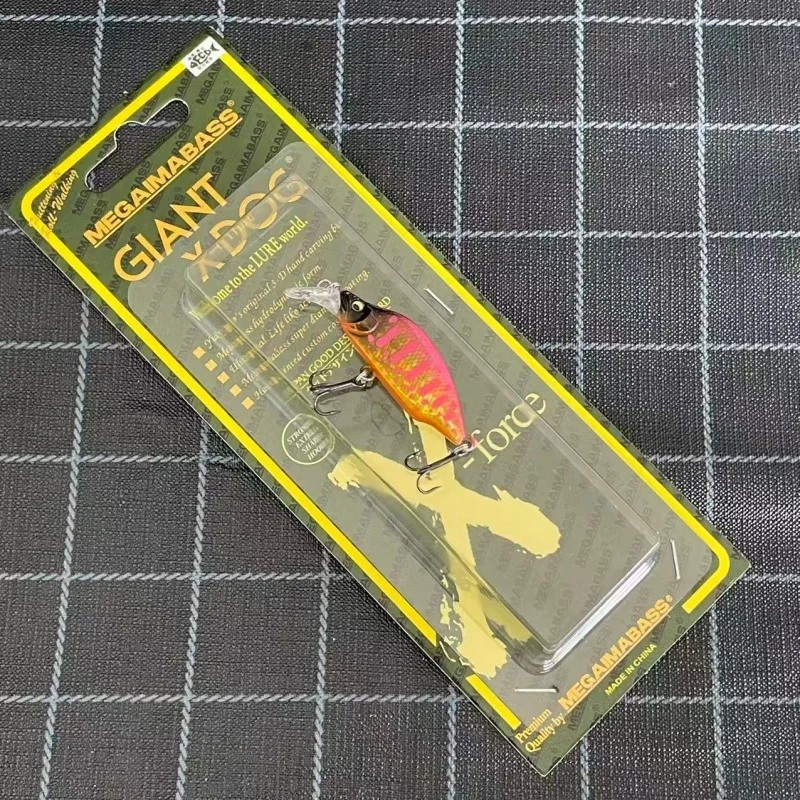 9137megaimabas Little fat Lure fake bait, stream bait Minnow, fast sinking version long-range flat bait body suitable for rapids
9137megaimabas Little fat Lure fake bait, stream bait Minnow, fast sinking version long-range flat bait body suitable for rapids