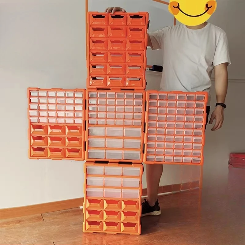 Parts Storage Box Splicing Multifunctional Plastic Drawer Sorting Screw Accessories Components Finishing Box
Parts Storage Box Splicing Multifunctional Plastic Drawer Sorting Screw Accessories Components Finishing Box