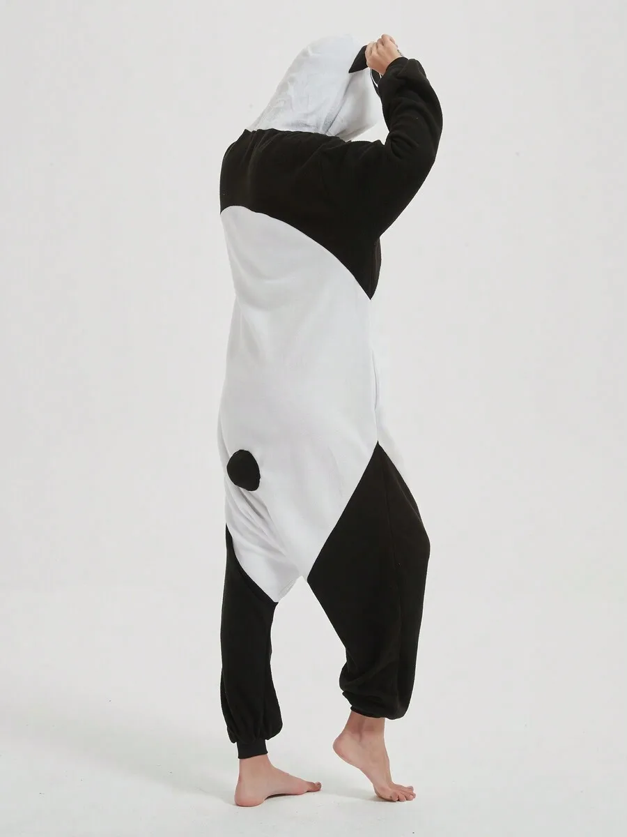Unisex Fleece Hooded Panda One Piece Pajamas Cosplay Jumpsuit For Adults
Unisex Fleece Hooded Panda One Piece Pajamas Cosplay Jumpsuit For Adults