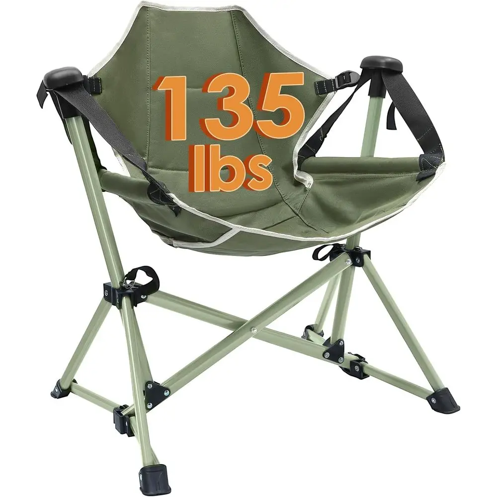 Green Adjustable Kids Camping Hammock Chair with Stand, Portable for Travel and Patio, Supports Up to 135 LBS
Green Adjustable Kids Camping Hammock Chair with Stand, Portable for Travel and Patio, Supports Up to 135 LBS