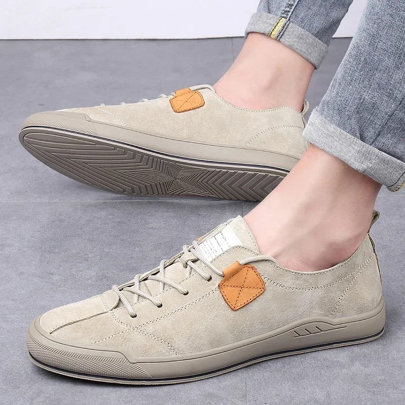 Suede Leather Mens Sneakers Handmade High Quality Men Casual Shoes Breathable Mens Training Luxury Brand Grey Skate Shoes Man
Suede Leather Mens Sneakers Handmade High Quality Men Casual Shoes Breathable Mens Training Luxury Brand Grey Skate Shoes Man