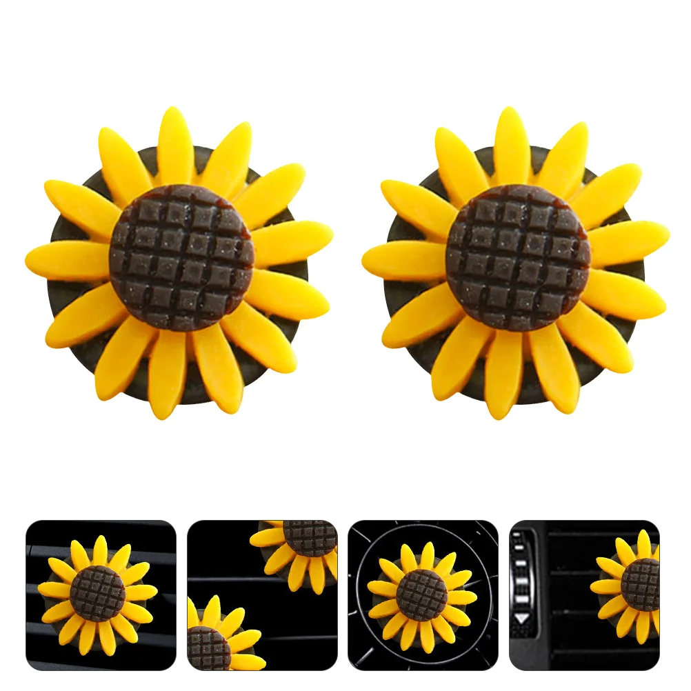 2 Pcs Cars Perfume Clip Sun Flower Aroma Diffuser Essential Oil Sunflower Air Freshener Aromatherapy
2 Pcs Cars Perfume Clip Sun Flower Aroma Diffuser Essential Oil Sunflower Air Freshener Aromatherapy