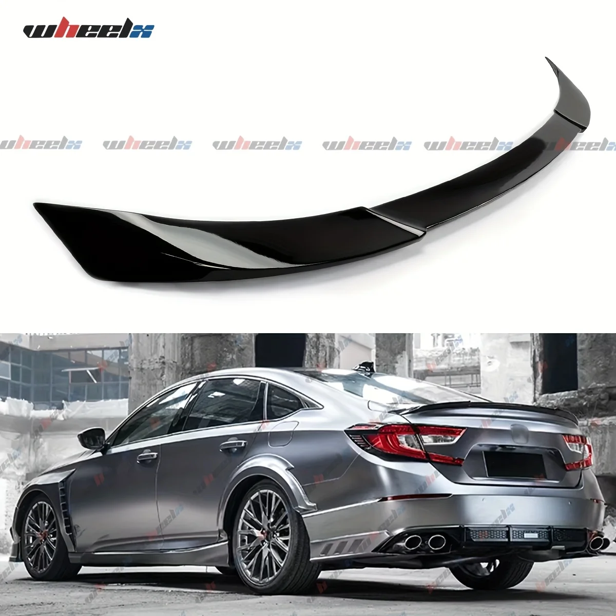 Gloss Black V-Style Rear Trunk Spoiler Wing Lip for 2018-22 for HONDA Accord, Durable ABS Material
Gloss Black V-Style Rear Trunk Spoiler Wing Lip for 2018-22 for HONDA Accord, Durable ABS Material