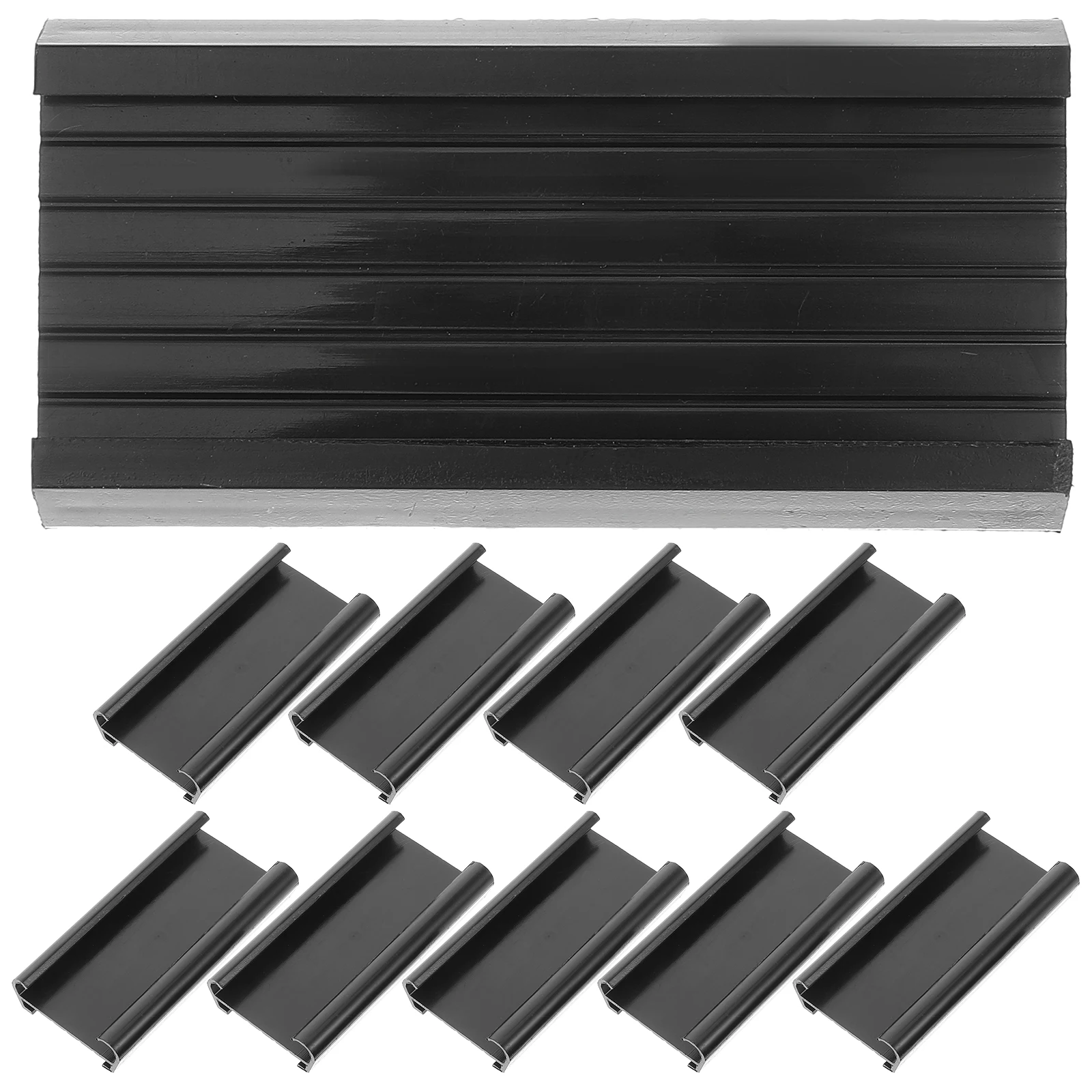 10 Pcs Label Holders Black Retail Price Cards Stand Sign Display Shelf Storage Tags Sign Holder Stand Note Accessories
10 Pcs Label Holders Black Retail Price Cards Stand Sign Display Shelf Storage Tags Sign Holder Stand Note Accessories