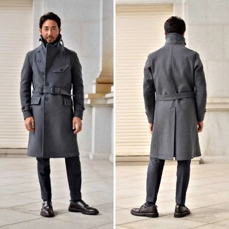 Elegant Men Overcoat Slim Fit 1 Piece Jacket Single Breasted With Belt Casual Comfortable Business Office Wear Customized
Elegant Men Overcoat Slim Fit 1 Piece Jacket Single Breasted With Belt Casual Comfortable Business Office Wear Customized