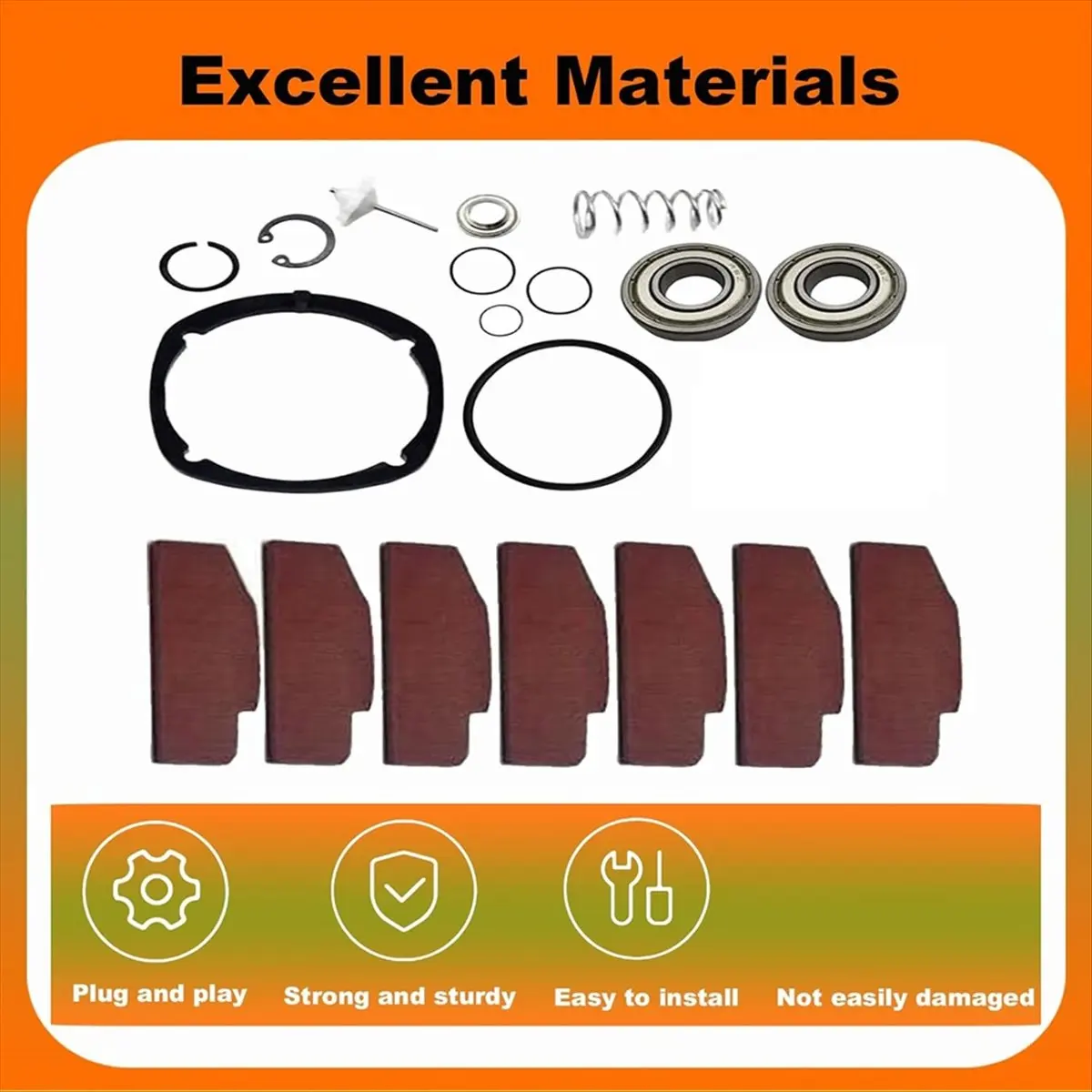 DT57 LATEST MODEL 2135-TK2 Tune-Up Kit for Ingersoll- 2135 Series, 2135QTIMAX 2135Ti 2135QTI 2350XP 1/2-Inch Impact Wrench Rebui
DT57 LATEST MODEL 2135-TK2 Tune-Up Kit for Ingersoll- 2135 Series, 2135QTIMAX 2135Ti 2135QTI 2350XP 1/2-Inch Impact Wrench Rebui
