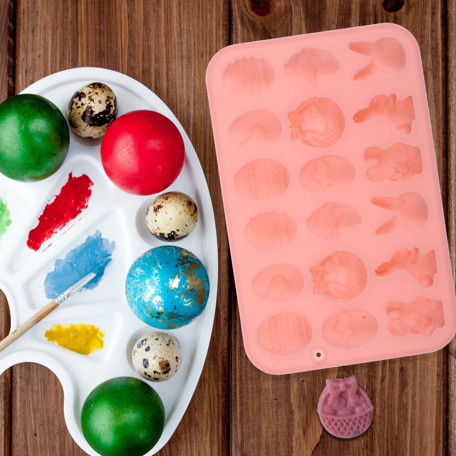 Silicone Easter Molds Food Grade Bunny Chocolate Mold Gummies Cake Decoration Microwave Freezer Friendly Candy Molds
Silicone Easter Molds Food Grade Bunny Chocolate Mold Gummies Cake Decoration Microwave Freezer Friendly Candy Molds