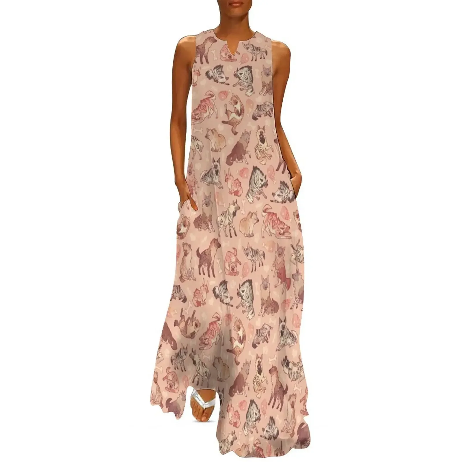 Hyenas in orange Long Dress long dress women summer summer dress daily for women summer Women's
Hyenas in orange Long Dress long dress women summer summer dress daily for women summer Women's