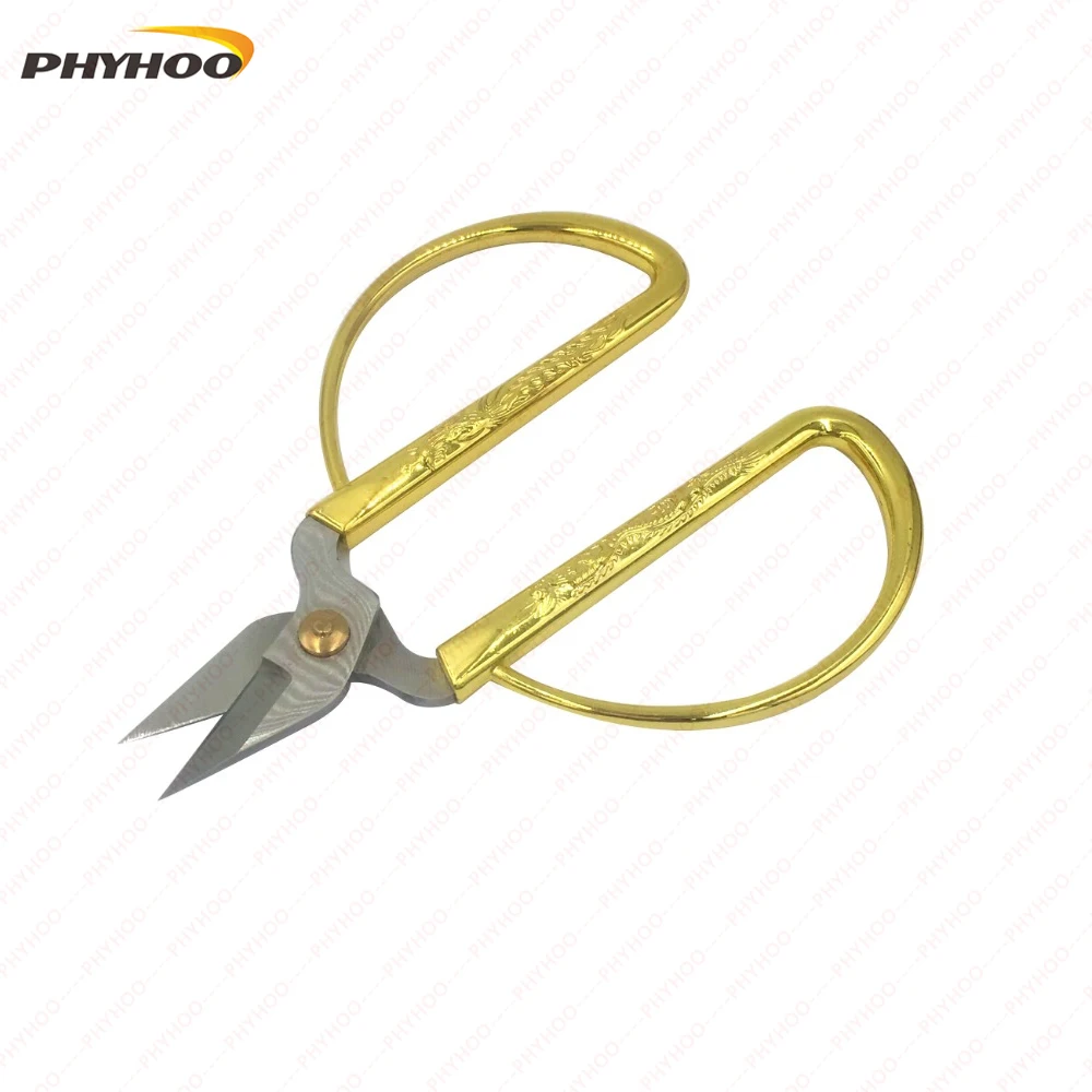 Antique Style Craft Embroidery Scissors Decorative Cast Gold Handles Classic Chinese Scissors for Pruning, Shearing and Snipping
Antique Style Craft Embroidery Scissors Decorative Cast Gold Handles Classic Chinese Scissors for Pruning, Shearing and Snipping