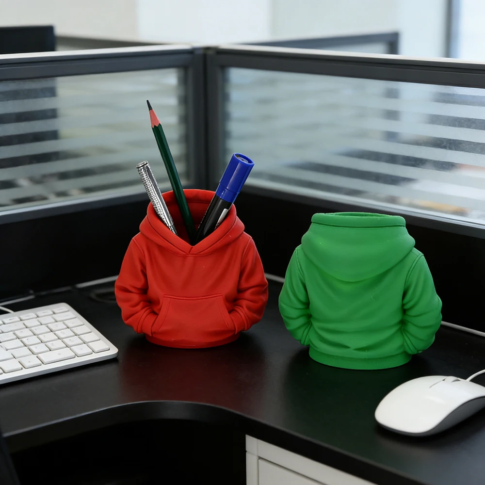 Creative Down Jacket-Shaped Pen Holder | Desktop Storage Organizer for Stationery, Makeup Brushes, Home Office Shelf Decor Gifts
Creative Down Jacket-Shaped Pen Holder | Desktop Storage Organizer for Stationery, Makeup Brushes, Home Office Shelf Decor Gifts