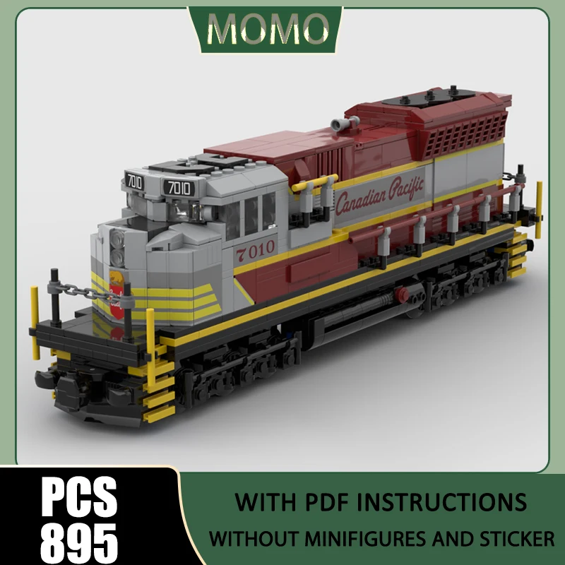 Railway Train Model Moc Building Blocks SD70ACU Canadian Pacific Heritage Model Technology Brick Assembly Construction Toy Gift
Railway Train Model Moc Building Blocks SD70ACU Canadian Pacific Heritage Model Technology Brick Assembly Construction Toy Gift