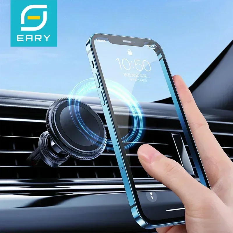 Eary Magnetic Car Phone Holder 360°Rotation Air Vent Shock Absorption Phone Mount Fit All iPhone 16 15 Pro Max Samsung S25 S24
Eary Magnetic Car Phone Holder 360°Rotation Air Vent Shock Absorption Phone Mount Fit All iPhone 16 15 Pro Max Samsung S25 S24