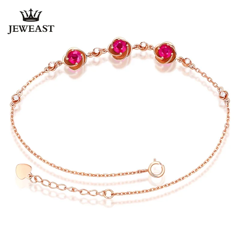 Natural ruby 18k Pure Gold Female Bracelets Fine Jewelry Gift Girl Thin Trendy Solid 750 Real Bangle Party Good Nice
Natural ruby 18k Pure Gold Female Bracelets Fine Jewelry Gift Girl Thin Trendy Solid 750 Real Bangle Party Good Nice