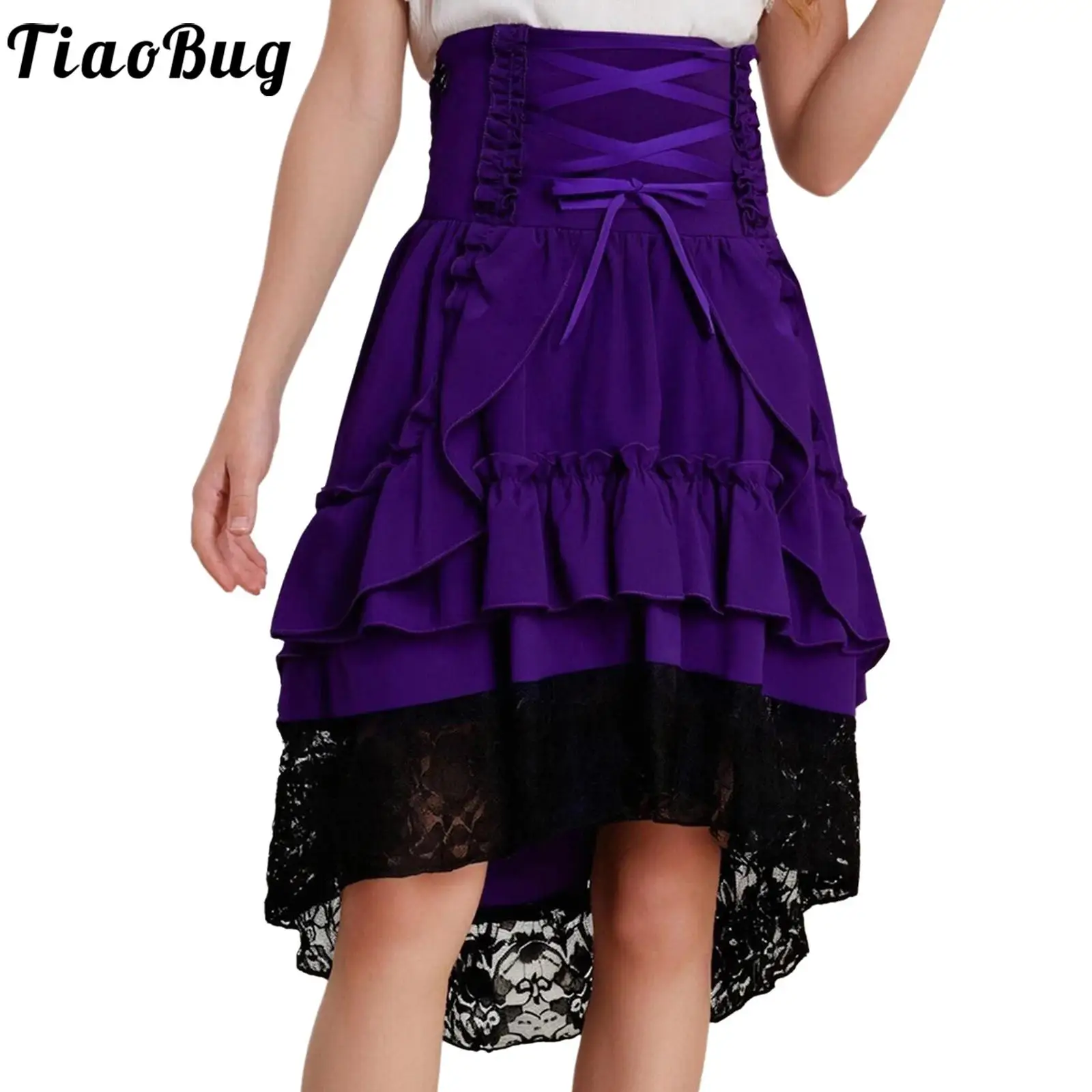 Kids Girls Medieval Renaissance Gothic Steampunk Victorian Skirt Halloween Party Costume High Waist Layered Ruffle Retro Skirts
Kids Girls Medieval Renaissance Gothic Steampunk Victorian Skirt Halloween Party Costume High Waist Layered Ruffle Retro Skirts
