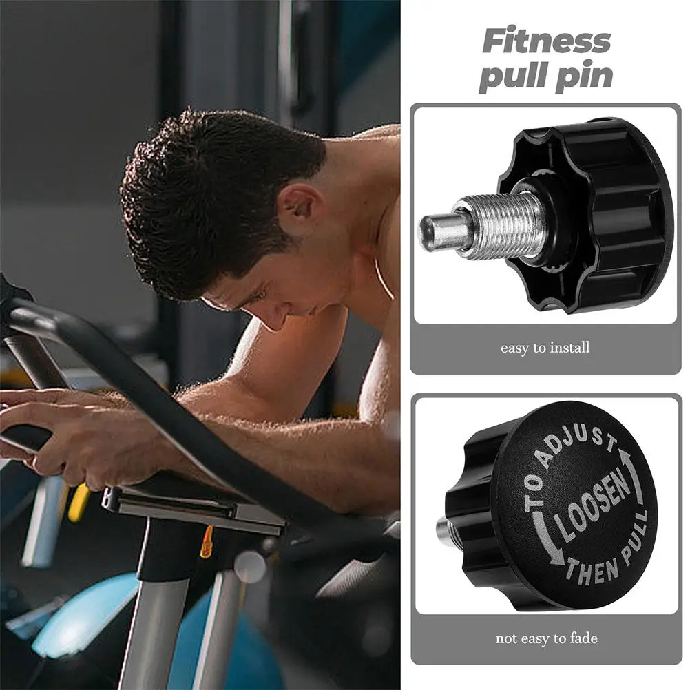 Exercise Bikes Plastic Pull Pin Knob Fitness Bike Part Replace Sensing Bicycle Ball Head Pin Screw For Fitness Exercise Machine
Exercise Bikes Plastic Pull Pin Knob Fitness Bike Part Replace Sensing Bicycle Ball Head Pin Screw For Fitness Exercise Machine