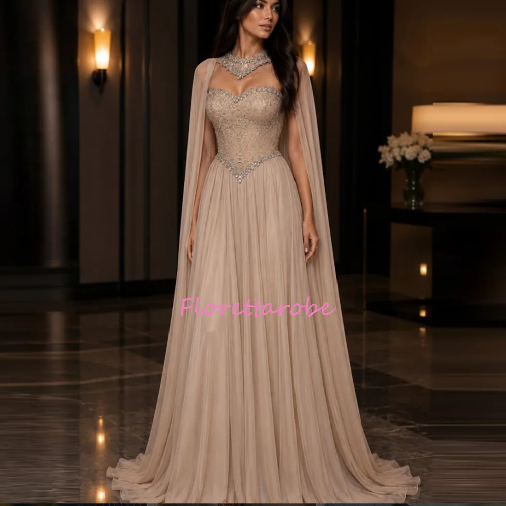 Sparkly A-line Prom Dresses with Cape Luxury Crystal Gillter Corset top Evening Gown Outfit Customsized
Sparkly A-line Prom Dresses with Cape Luxury Crystal Gillter Corset top Evening Gown Outfit Customsized