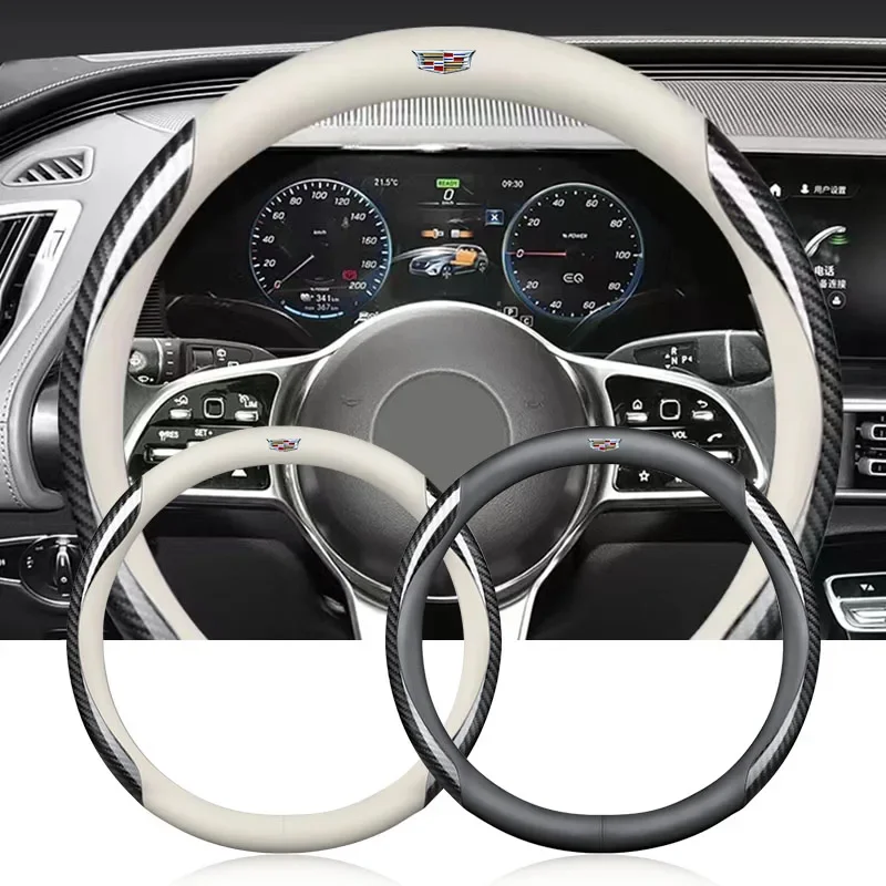 Universal Car Steering Wheel Covers Interior Anti-Slip For Cadillac Escalade Tiburon Deville Seville XT5 XTS CTS BLS SLS DTS SRX
Universal Car Steering Wheel Covers Interior Anti-Slip For Cadillac Escalade Tiburon Deville Seville XT5 XTS CTS BLS SLS DTS SRX