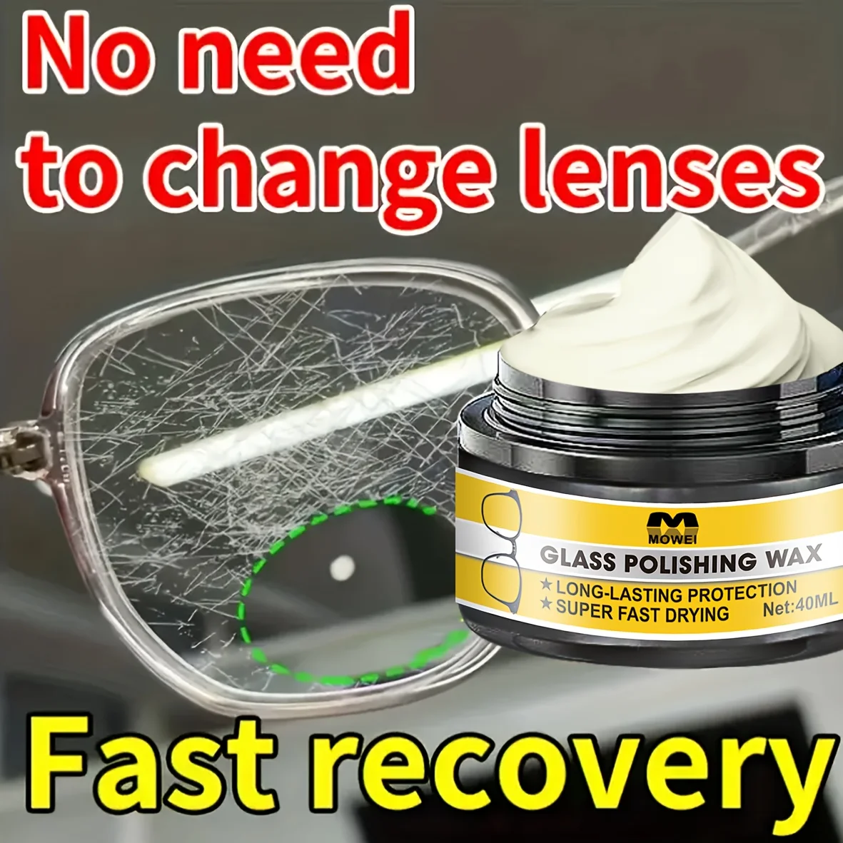 Multi-Purpose Glass & Lens Scratch Repair Kit – Multi-Function Polish & Refinishing Agent – Restores Clarity & Smooth Finish
Multi-Purpose Glass & Lens Scratch Repair Kit – Multi-Function Polish & Refinishing Agent – Restores Clarity & Smooth Finish