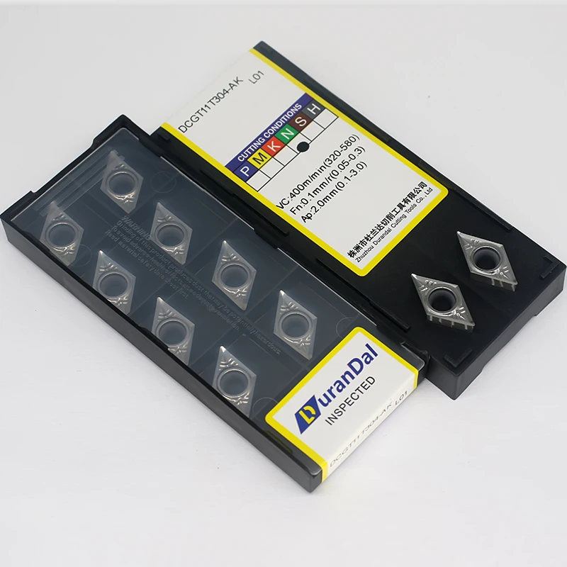 DCGT11T304 AK DCGT11T308 AK L01 Milling Insert Processing Aluminum Turning Cutter CNC Lathe Tool
DCGT11T304 AK DCGT11T308 AK L01 Milling Insert Processing Aluminum Turning Cutter CNC Lathe Tool