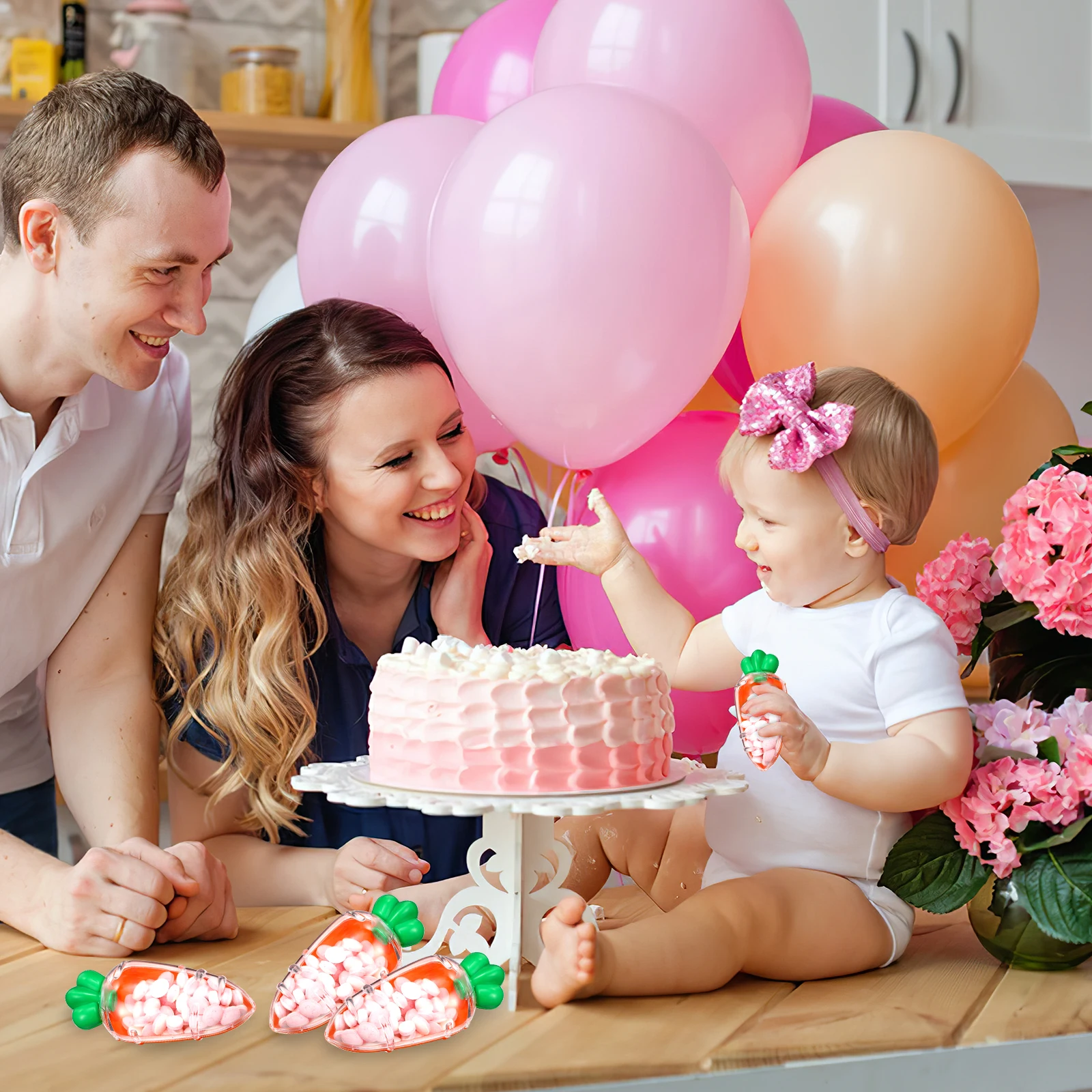 12 Pcs Candy Boxes Carrot Shaped Plastic Containers Easter Gift Bright Color Reusable Storage Packaging Fruit Box ange Tone 
12 Pcs Candy Boxes Carrot Shaped Plastic Containers Easter Gift Bright Color Reusable Storage Packaging Fruit Box ange Tone