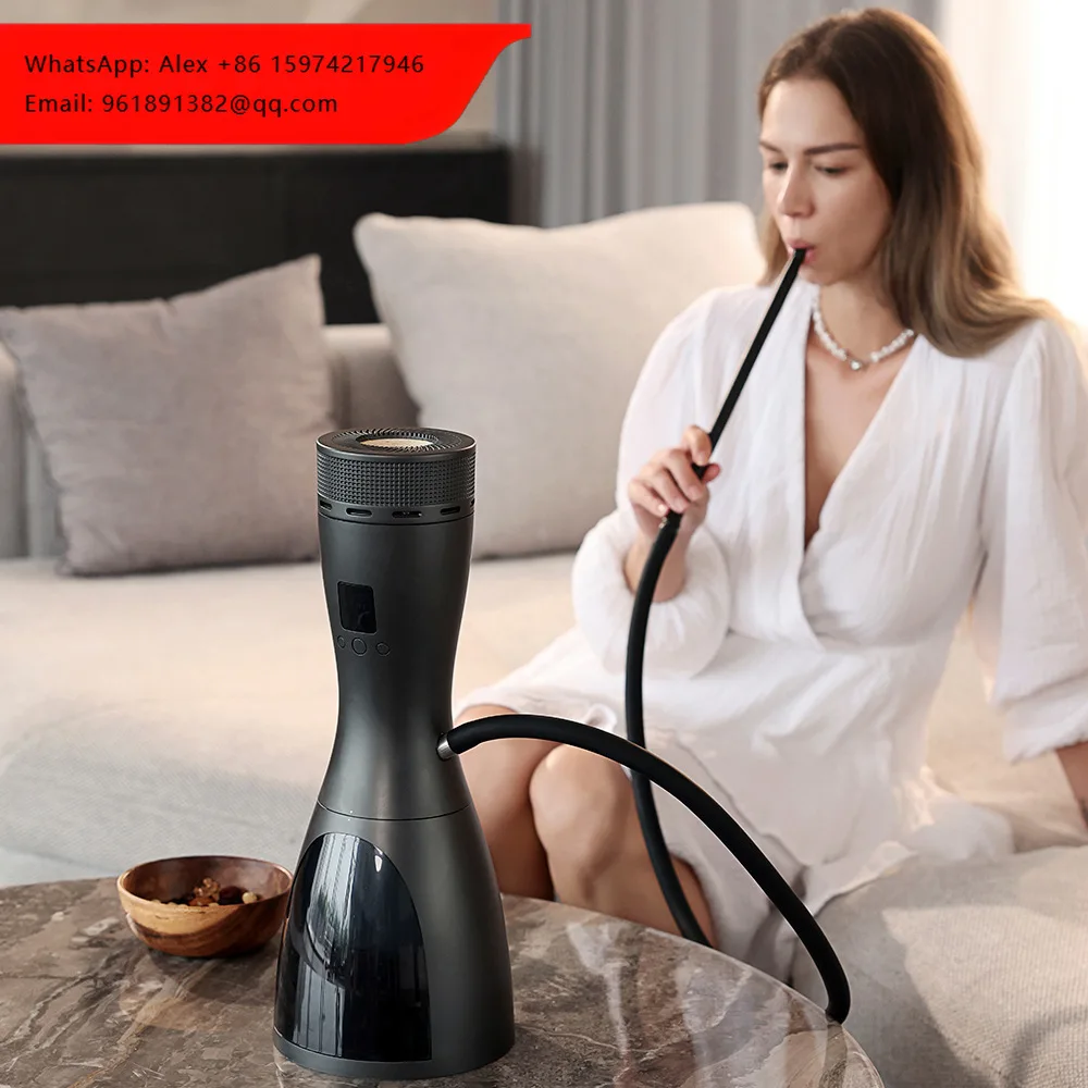 Wholesale Luxury Frosted Metal LED HMD Electric Hookah Set With Frosted Glass Bowl Temperature Adjustable & Eco-Friendly
Wholesale Luxury Frosted Metal LED HMD Electric Hookah Set With Frosted Glass Bowl Temperature Adjustable & Eco-Friendly