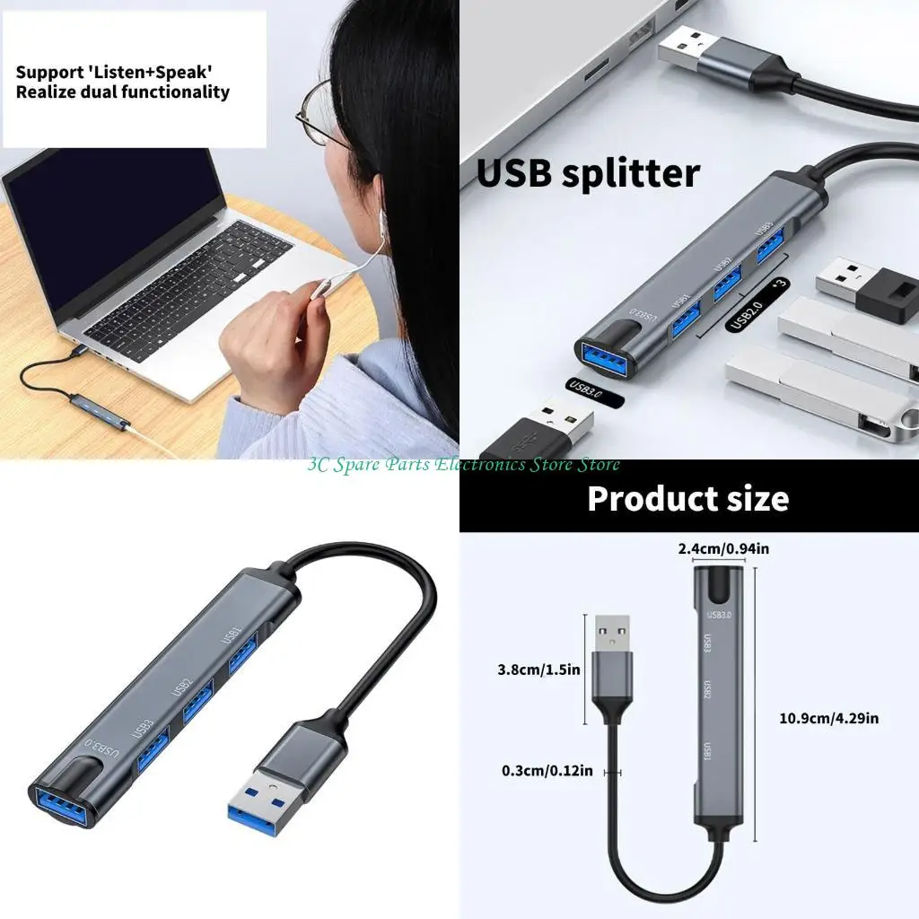 SZ Efficial 4 Port USB Hub для нескольких линий подключения устройства работа
SZ Efficial 4 Port USB Hub для нескольких линий подключения устройства работа