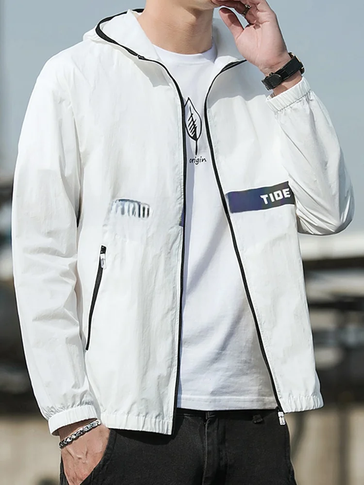 Men's Ice Silk Ultra-Thin Sun Protection Jaet Breathable Outdoor Summer UV Protection Faionable Trendy Hooded Zipper
Men's Ice Silk Ultra-Thin Sun Protection Jaet Breathable Outdoor Summer UV Protection Faionable Trendy Hooded Zipper