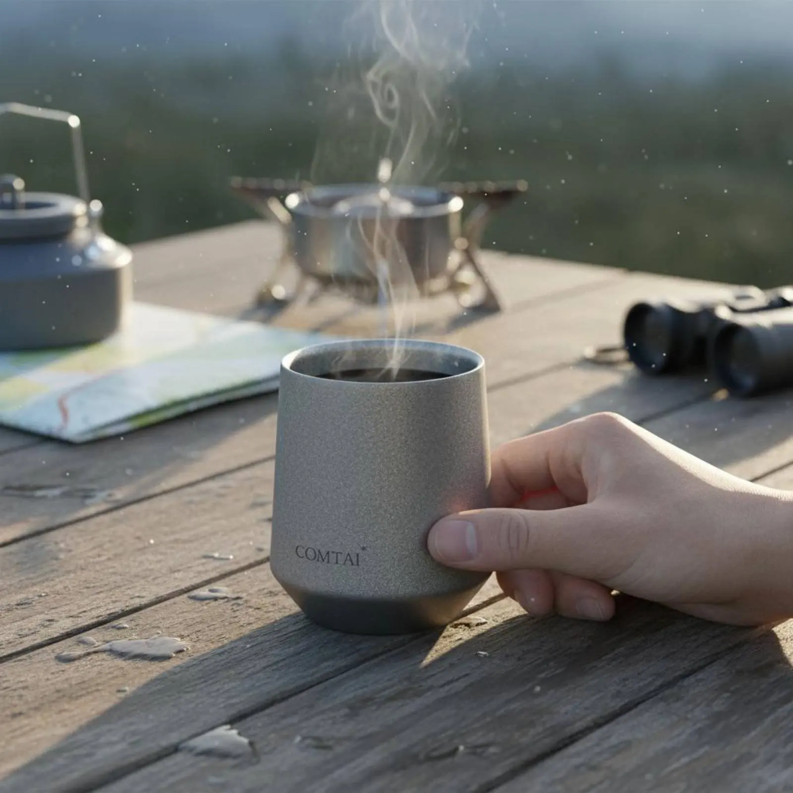 Egg-Shaped-Shaped Titanium Cup Lightweight Double-Wall Titanium Cup Tumbler Corrosion-Resistant Drinkware Odorless for Outdoor
Egg-Shaped-Shaped Titanium Cup Lightweight Double-Wall Titanium Cup Tumbler Corrosion-Resistant Drinkware Odorless for Outdoor