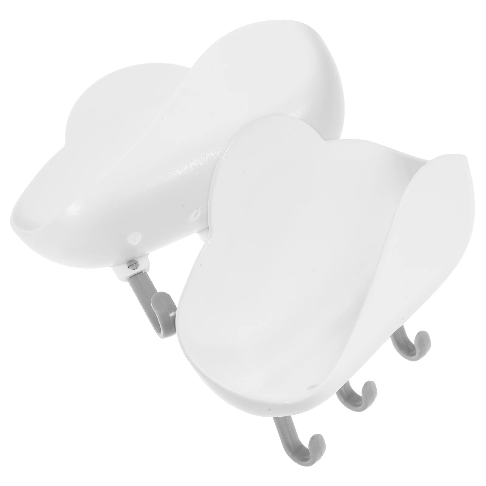2 Pcs Wall Mounted Soap Dish Holder Bathroom Rack for Shower Portable Cloud Plastic Storage Drain Kitchen Home
2 Pcs Wall Mounted Soap Dish Holder Bathroom Rack for Shower Portable Cloud Plastic Storage Drain Kitchen Home