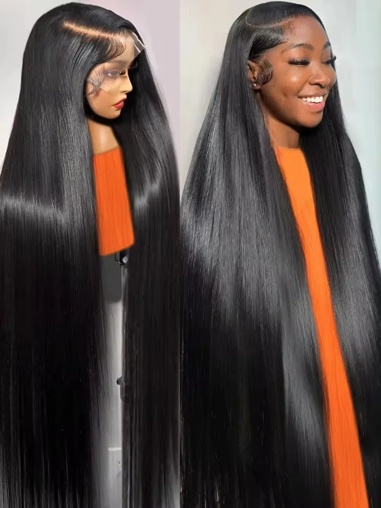Straight Lace Front Wigs 13X4 13x6 360 HD Transparent Lace Frontal Wig 38Inch Brazilian Bone Straight Human Hair Wigs For Women
Straight Lace Front Wigs 13X4 13x6 360 HD Transparent Lace Frontal Wig 38Inch Brazilian Bone Straight Human Hair Wigs For Women