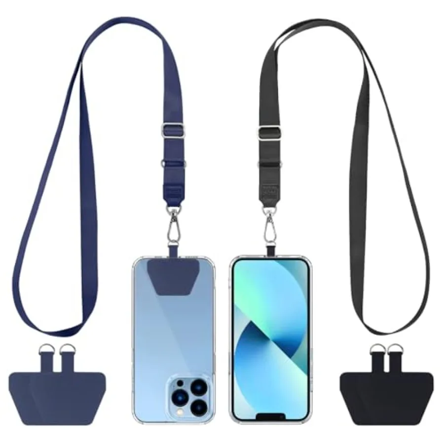 Phone Lanyard 2 Pcs Adjustable Neck Strap, 4 Pcs Patches, Universal Crossbody Multifuctional Patch Polyester Lanyards Compatibl
Phone Lanyard 2 Pcs Adjustable Neck Strap, 4 Pcs Patches, Universal Crossbody Multifuctional Patch Polyester Lanyards Compatibl