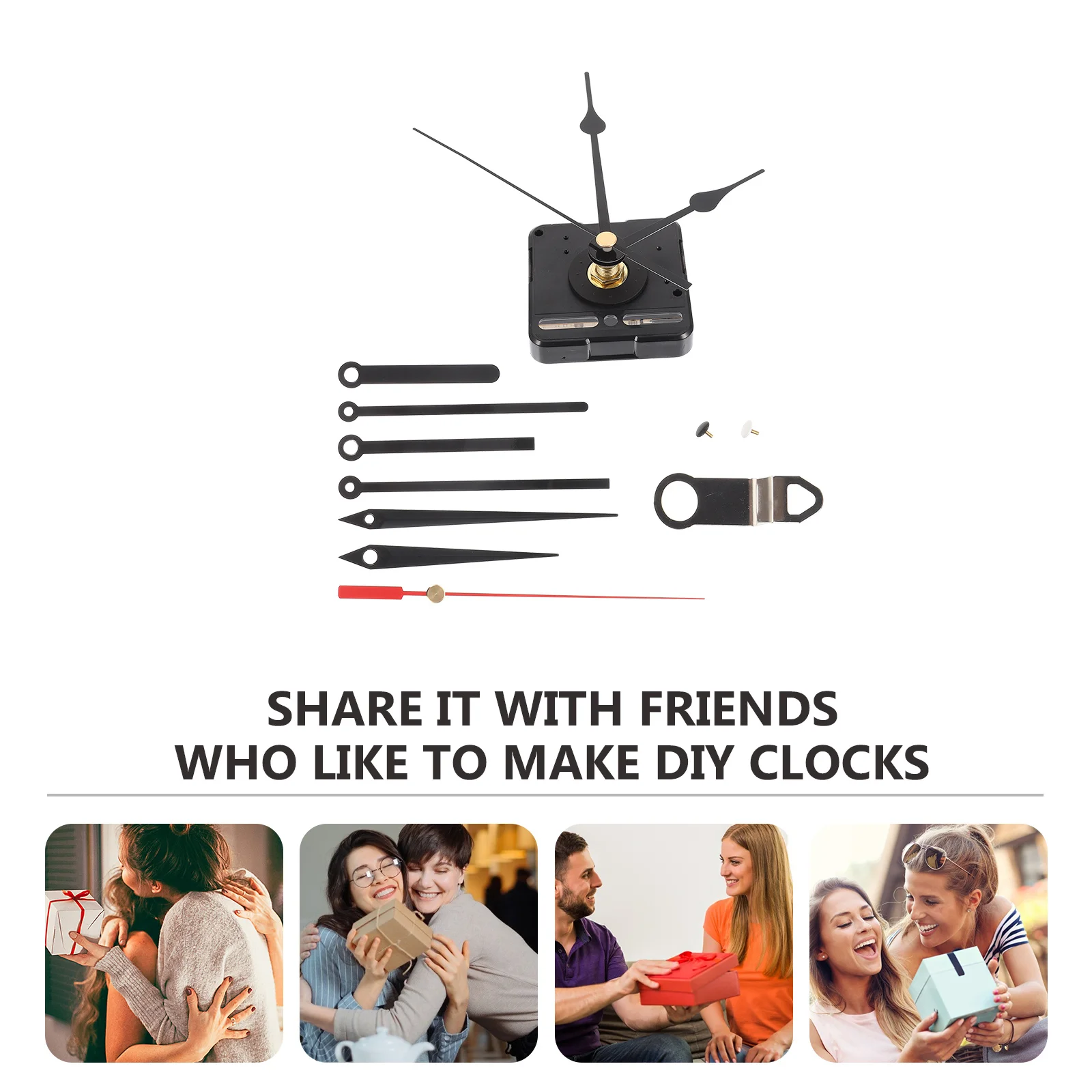 1Set DIY Clock Movement Kit Mute Design Precise Timekeeping Compatible with Various Clocks No Bending Risk Clock Mechanism
1Set DIY Clock Movement Kit Mute Design Precise Timekeeping Compatible with Various Clocks No Bending Risk Clock Mechanism